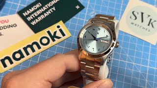 Build your own Arabic Dial Watch! [Ice Blue 38mm] Namokimods Watchmaking Kit