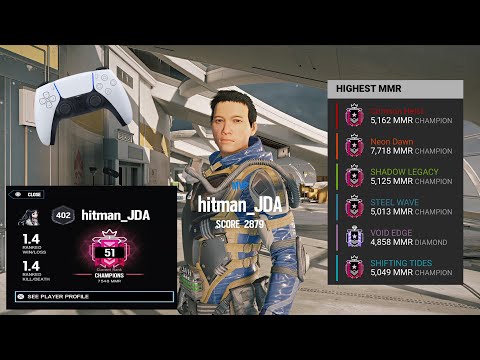 *BEST* CONTROLLER SETTINGS TO HIT CHAMPION- Rainbow Six Siege Console