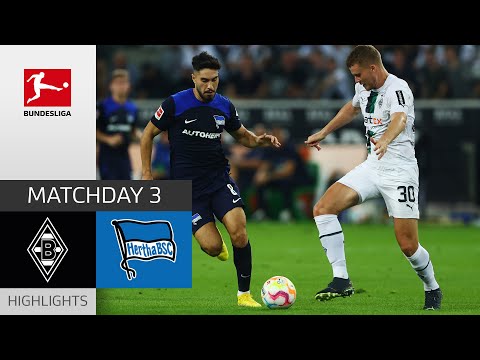 Borussia M'gladbach - Hertha Berlin 1-0 | Highlights | Matchday 3 – Bundesliga 2022/23