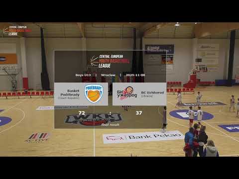 CEYBL U13, 8. 11. 2025, Basket Poděbrady - BC Uzhhorod