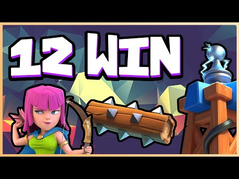 12 Win Grand Challenge with 3.0 Xbow After Tesla Nerf -- Clash Royale