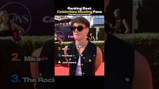 Ranking Best Celebrities Meeting Fans