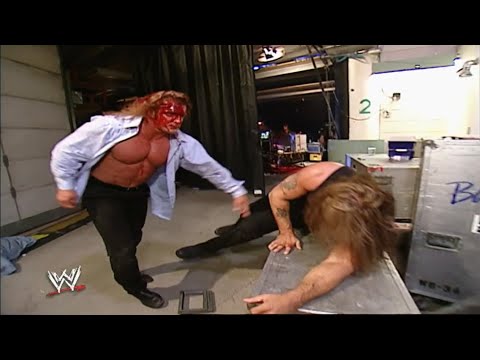 Triple H & Kevin Nash Bring The Fight Backstage! Raw 5/5/03