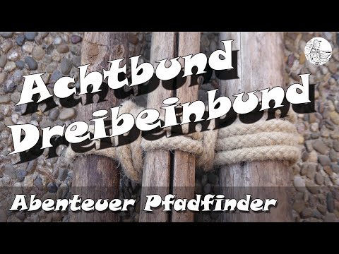 Mit Achtbund der Pfadfinder Dreibein, Hocker und Grill machen.