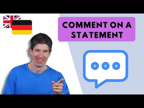 How to comment on a statement - 3 Schritte - Beispiel - Erwartungshorizont
