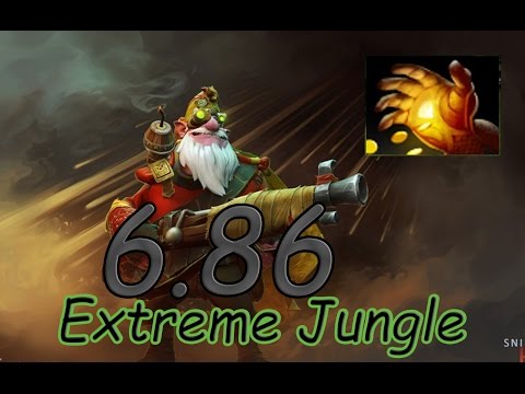 Dota 2 6.86 Jungle - Sniper Midas! 7:33 min