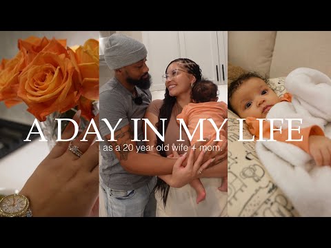 A REALISTIC DAY IN THE LIFE OF A 20 YEAR OLD WIFE + MOM