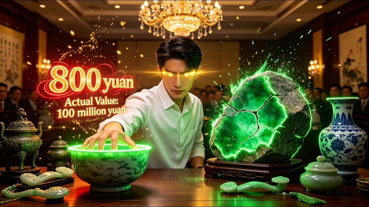 800 for porcelain, ice jade from one cut! Golden pupils made a laborer a master appraiser!