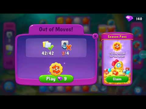 Fishdom Super Hard Level 9209 (No Boosters with extra moves) @choraelmin