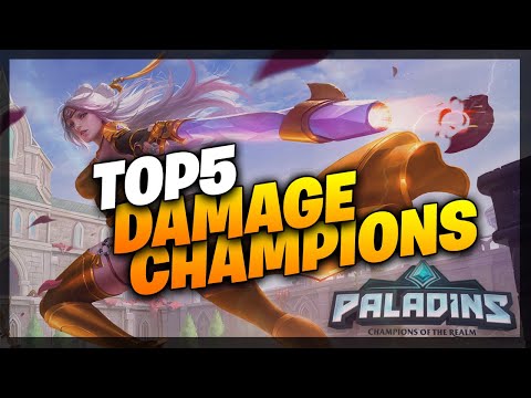 TOP 5 best damage champions in Paladins 2020!