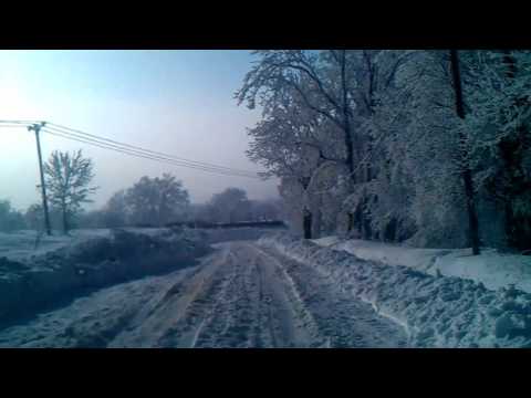 Iarna pe drum Iasi spre Mironeasa