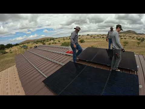 Mounting 22 REC Solar Panels on a Metal Roof