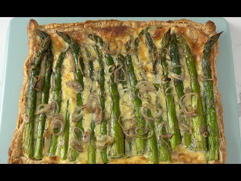 Asparagus , Shallot & Gruyere Tart - Sides - Spring 2025, Episode 8