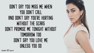 Fifth Harmony - DON&#39;T SAY YOU LOVE ME (Lyrics)
