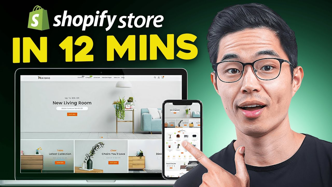 The ONLY Shopify Tutorial You Need 2024 | How to Build an Online Store in 12 Minutes!