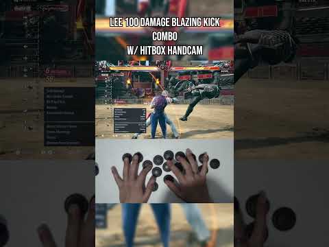 Lee 100 damage combo on hitbox #tekken8 #tekken #lee #chaolan #leechaolan #chaobla #tk8 #tk #gaming