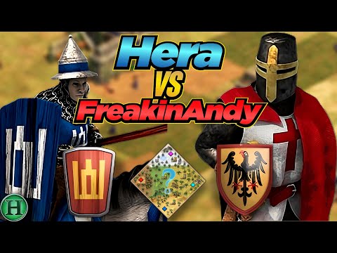 Lithuanians vs Teutons | 1v1 Megarandom | vs FreakinAndy | AoE2
