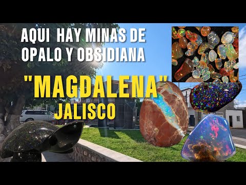 This town is known for its opal and obsidian mines.