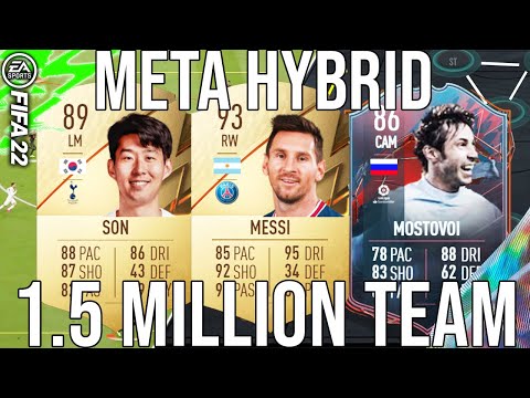 BEST META 1.5 MILLION COIN HYBRID TEAM SQUAD BUILDER TO GET MORE WINS! - FIFA 22
