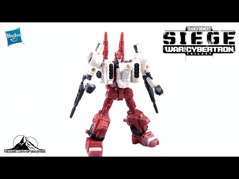 Transformers Siege Deluxe Class SIXGUN Video Review