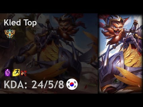 Kled Top vs Singed - KR Challenger Patch 7.10