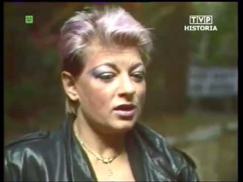 PRL 1986 Dorota Stalińska mówi poezję w Sopocie