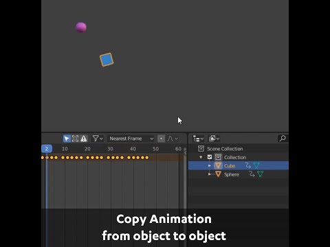 Daily Blender Secrets - Copy animation from one object to another