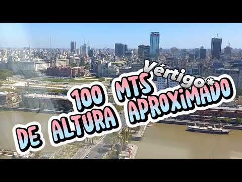 Vista Aérea en el piso 33 Puerto Madero ,esto pasa en la altura vértigo