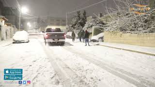 اجواء المنخفض الجوي في منطقة صويلح