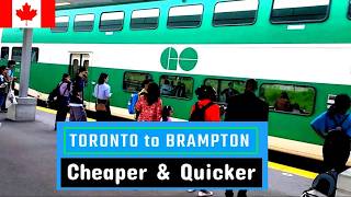 GO TRAIN TORONTO to BRAMPTON | TRANSIT bus BRAMALEA to SHERIDAN COLLEGE - DAVIS CAMPUS VIDEO TOUR