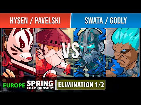 Hysen & Pavelski VS Swata & Godly - Elimination 1/2 - EU - Brawlhalla Spring Championship 2022