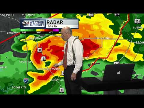March 14, 2019 ABC 33/40 Live Tornado Coverage
