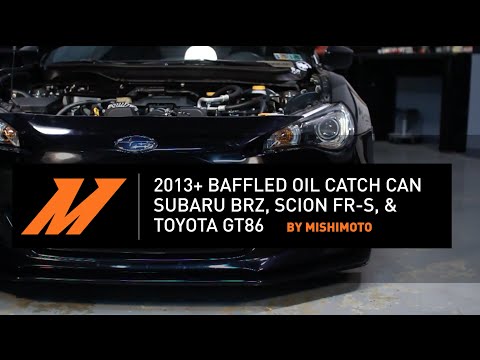Baffled Oil Catch Can for the 2013-2020 Subaru BRZ / Scion FR-S Install Video
