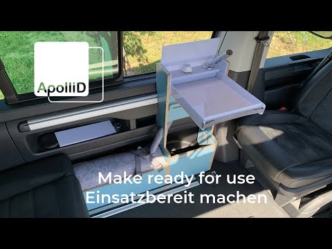 VW California Beach - Make ready to use - Sink & Shower/Waschbecken & Dusche - Make ready to use