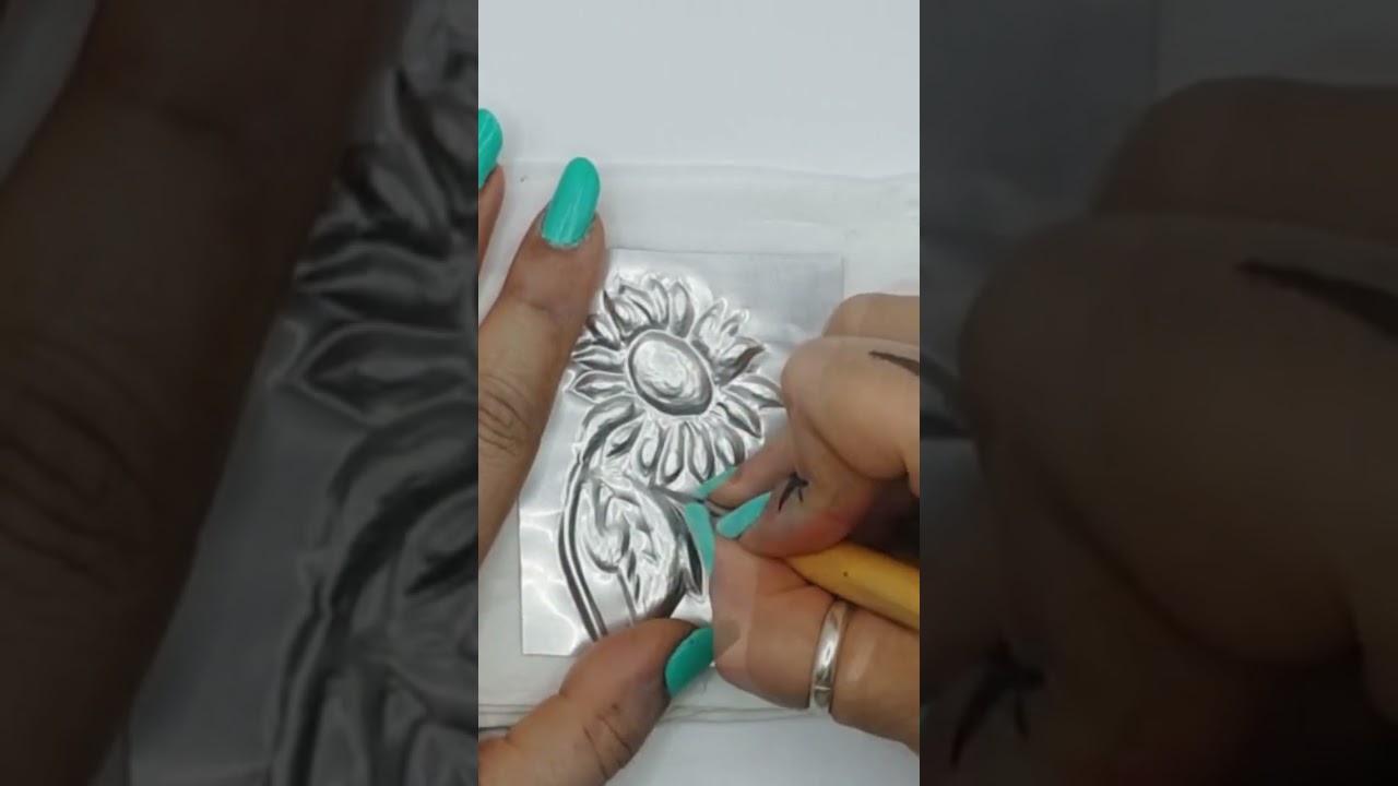 Foil embossing technique #shorts #shortvideo #goviral #embossing #foil #emboss