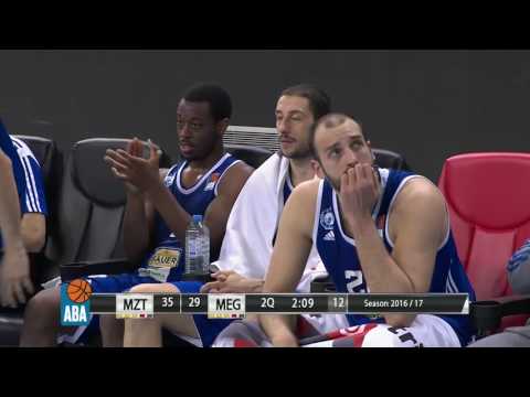 ABA Liga 2016/17 highlights, Round 20: MZT Skopje Aerodrom - Mega Leks (28.1.2017)