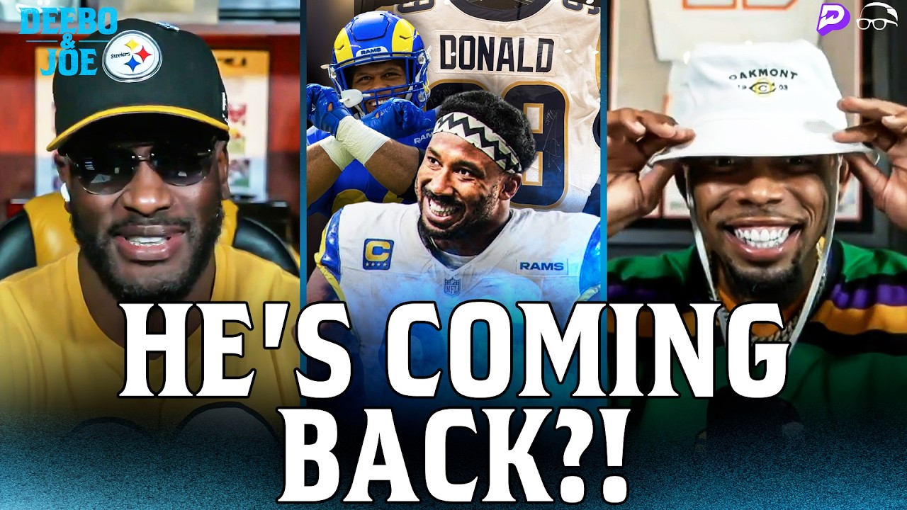 Aaron Donald Spotted at Rams Practice... Is He COMING BACK?! | Deebo & Joe