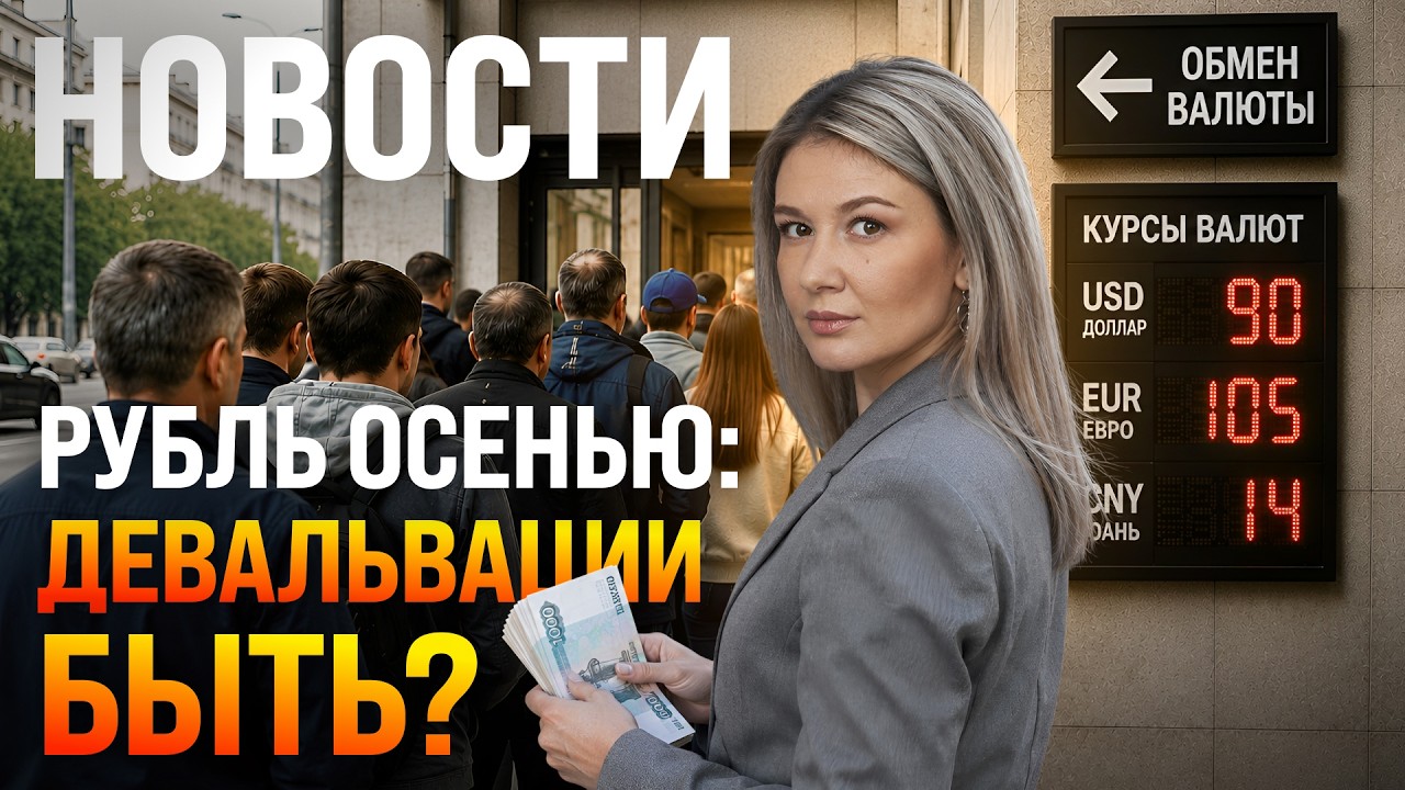 РУБЛЬ ОСЕНЬЮ: доллар пойдет к 90, или вернется к 80? Курсы валют в сентябре