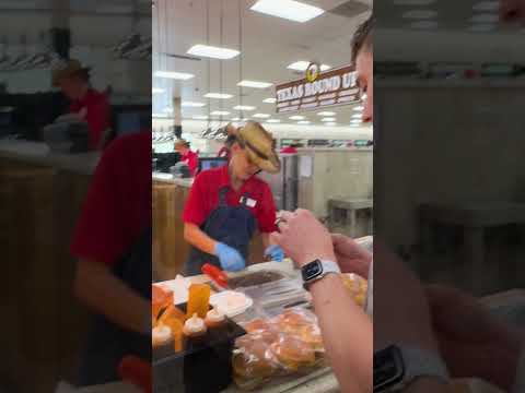 Two Brits try Brisket from Buc-ees!