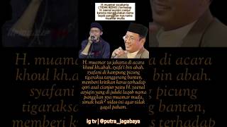 Download lagu KRITIKAN KERAS H. MUAMAR ZA JAKARTA TERHADAP H. ZAENAL ASYIQIN QORI ASAL CIANJUR mp3