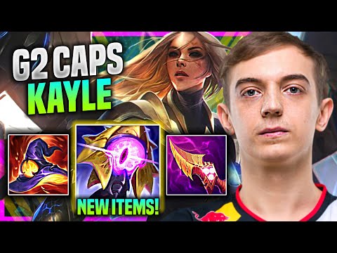 CAPS PICKS KAYLE WITH NEW ITEM RIFTMAKER! - G2 Caps Plays Kayle MID vs Lucian! | Preseason 11