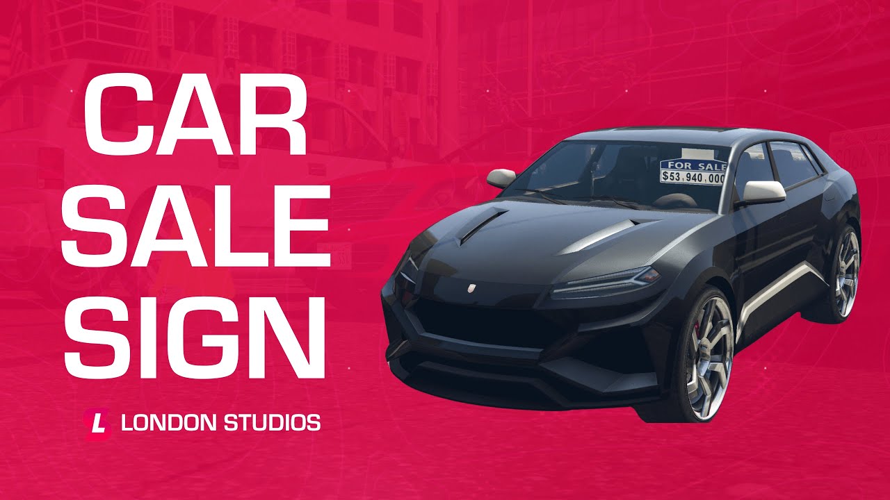Car Sale Sign - Live Adjustments, Enhance Roleplay - [Standalone/QBCore/ESX/vRP] thumbnail 2
