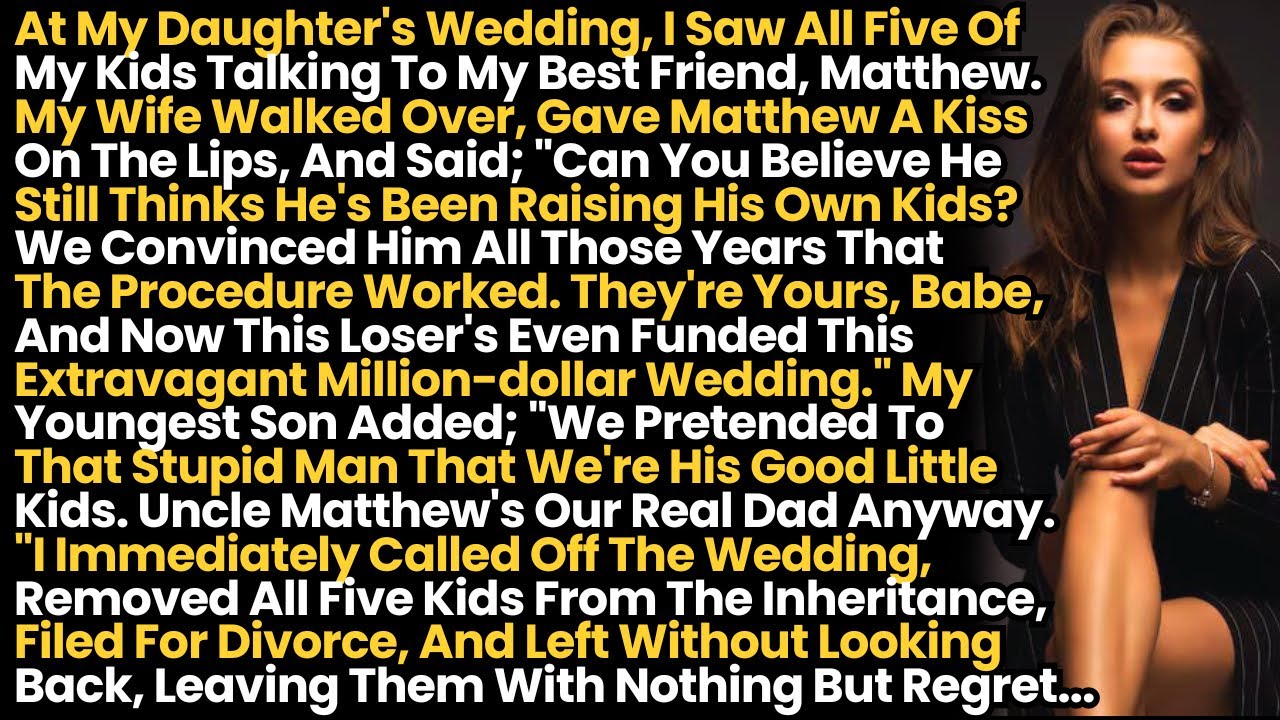 I Immediately Called Off The Wedding, Removed All Five Kids From The Inheritance, Filed For Divorce,