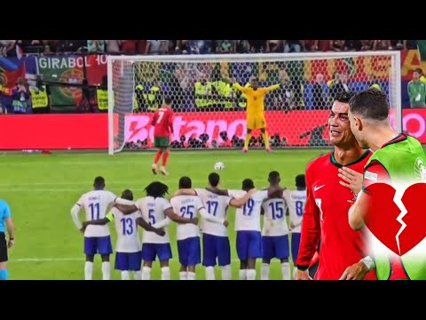 Portugal Vs France full penalty shootout euro 2024| Ronaldo out of EURO 💔
