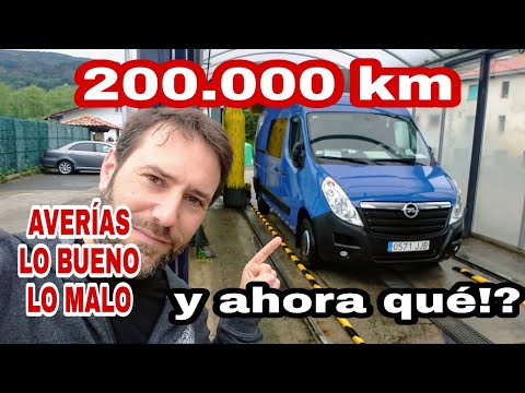 Análisis OPEL MOVANO con 200.000 km. Todo lo malo y lo bueno al detalle. Averías, fallos, garantía..
