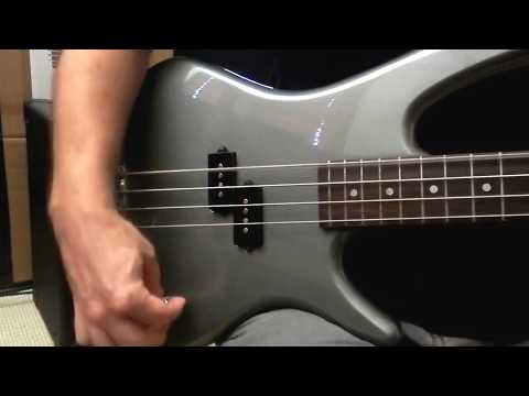 Ibanez Gio Soundgear Bass with Case late 90's-early 2000's - grey/green image 4