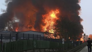 Giftbrand in Hamburg