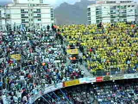 TENERIFE 2 0 LAS PALMAS EXPULSAN  A UN AFICIONADO DE LAS PALMAS POR COMPORTAMIENTO INDEBIDO