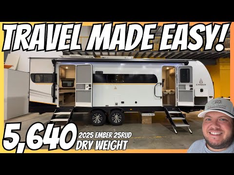 2025 Ember 25RUD Review | Compact RV with Rear U-Dinette & Luxury Finishes