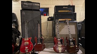 Video thumbnail for 1975 Marshall Super Lead and a 1971 Gibson SG Standard by Dries Solodallas